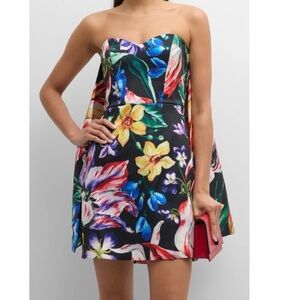 Marchese Notte mini floral dress brand new without tags. Never been worn